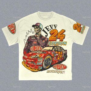 Vintage Skull Print Graphic T